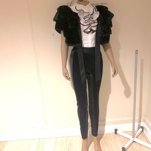 Black and white outfit